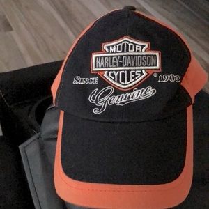 Youth size Harley Davidson Motorcycle Biker Cap, adjustable strap. Nice😃